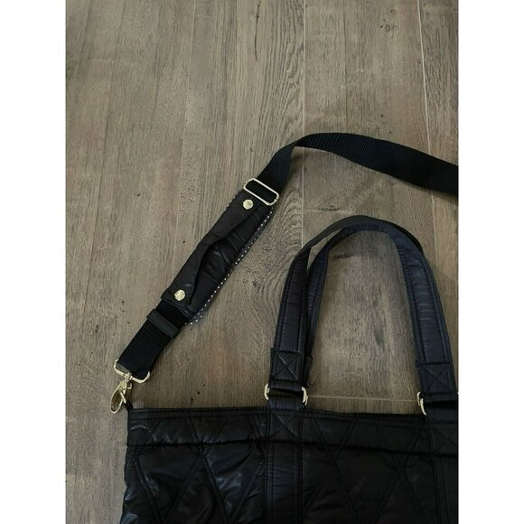 Mammy Roo Diaper Handbag Crossbody Shoulder Bag Black Many Pockets - Picture 8 of 16